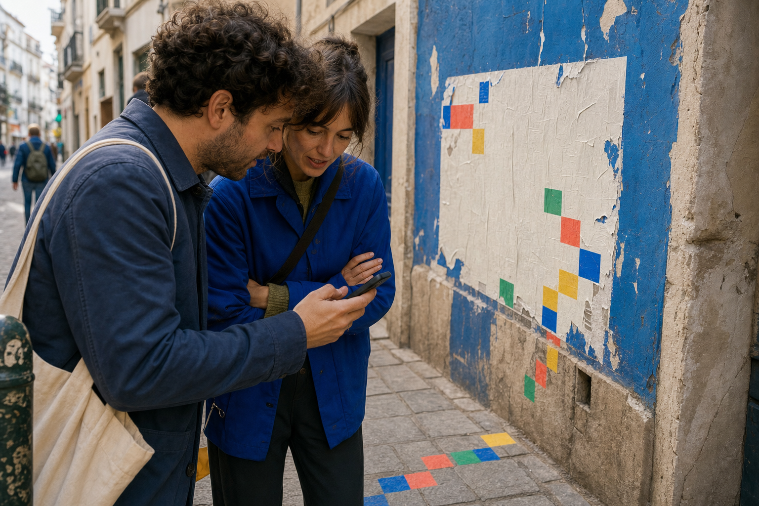 Young participants enjoying a shared clue in Paris
